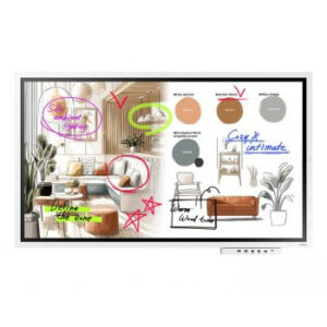 SAMSUNG FLIP PRO DIGITAL FLIPBOARD, WM55F-X, 55" UHD, REAR (HDMI IN/OUT, TOUCH OUT, USB 3.0, LAN, AUDIO), WIFI WPA2 ENTERPRIS