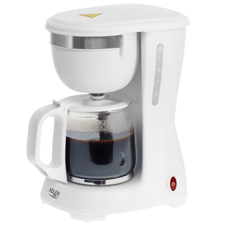 Adler Coffee Maker ad 4381w Drip 600 W White