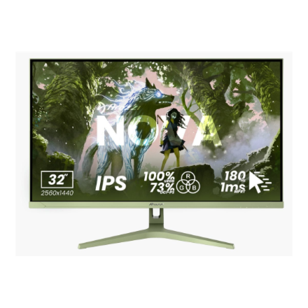 Arozzi Nova, 24 ", IPS, FHD 16:9, 200 Hz, 1 ms, 1920 x 1080 pixels, 300 cd/m², HDMI ports quantity 1, Forest Green