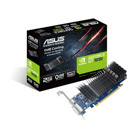 Asus GT1030-SL-2G-BRK, NVIDIA, 2 GB, GeForce GT 1030 GDDR5