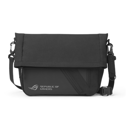 Asus ROG Archer Messenger BC2000, Fits up to size 14 ", Bag, Shoulder strap, Waterproof, Black/Gray