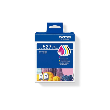 Brother LC527VAL Value Pack Ink cartridge Black, yellow, cyan, magenta