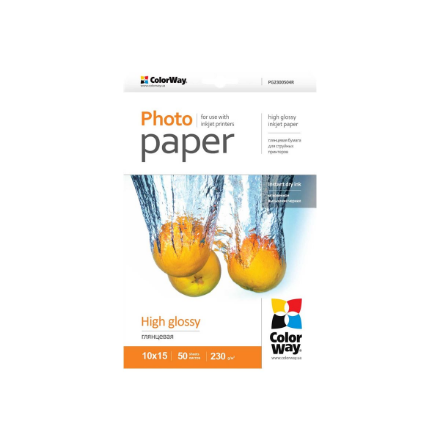 ColorWay High Glossy Photo Paper 230 g m² 10x15