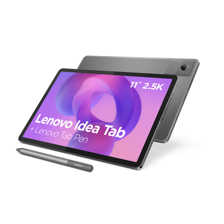 Lenovo Idea Tab 5G LTE (w o power adapter) ZAFM0112SE 11" Luna Grey IPS 2560 x 1600 pixels MediaTek Dimensity 6300 8 GB Soldered LPDDR4x 128 GB 3G 4G 5G Wi-Fi Front camera 5 mp Rear camera 8 mp Bluetooth 5.2 Android 15 (OS upgrades until Android 17 and 4 years security patches) Warranty 24 month(s) Tab Pen